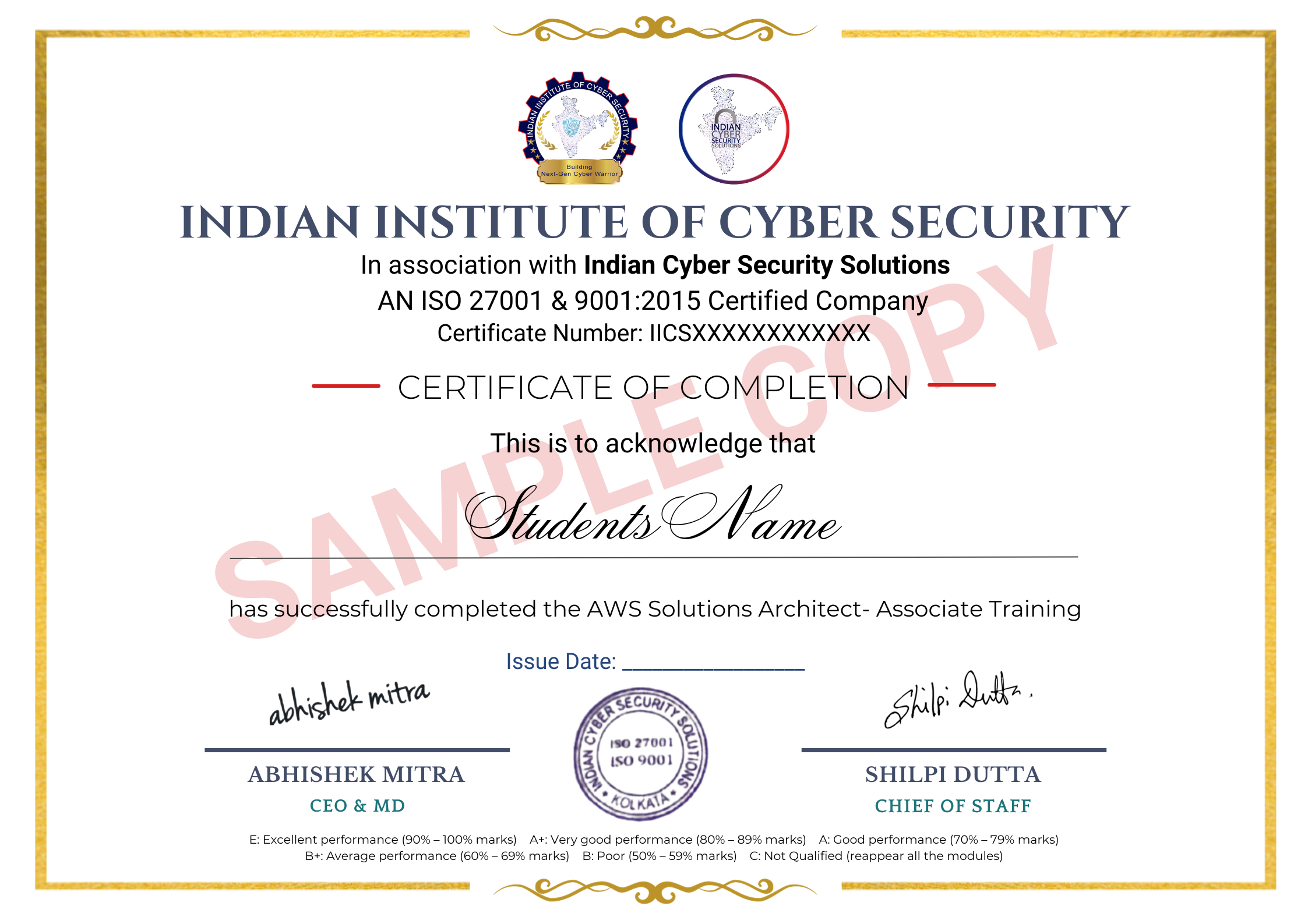 AWS Training Course in India