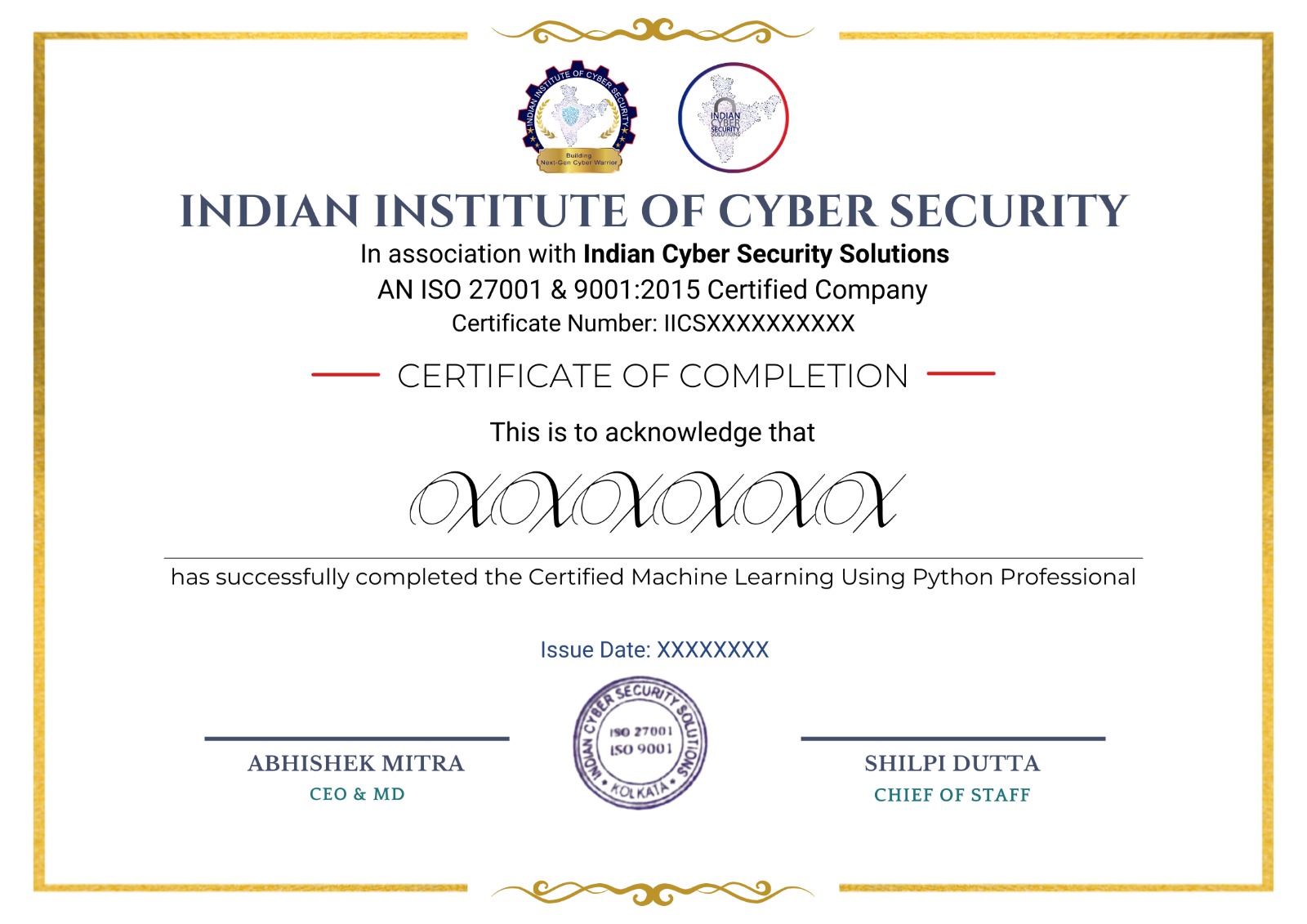 Machine Learning Training Course in India