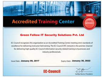 EC-Council certificate - ICSS