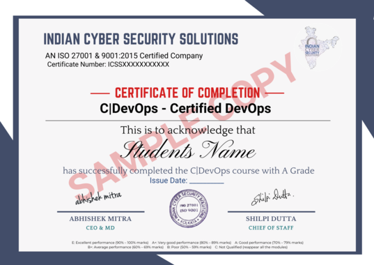 DevOps Certificate