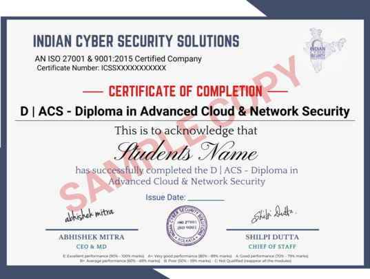 Diploma in advanced Cloud and Network Security