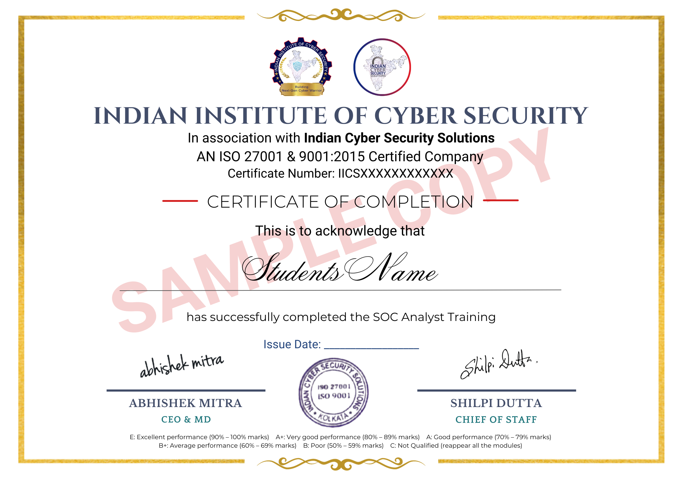 Soc Course SOC analyst training in India | SOC analyst Course in India - ICSS